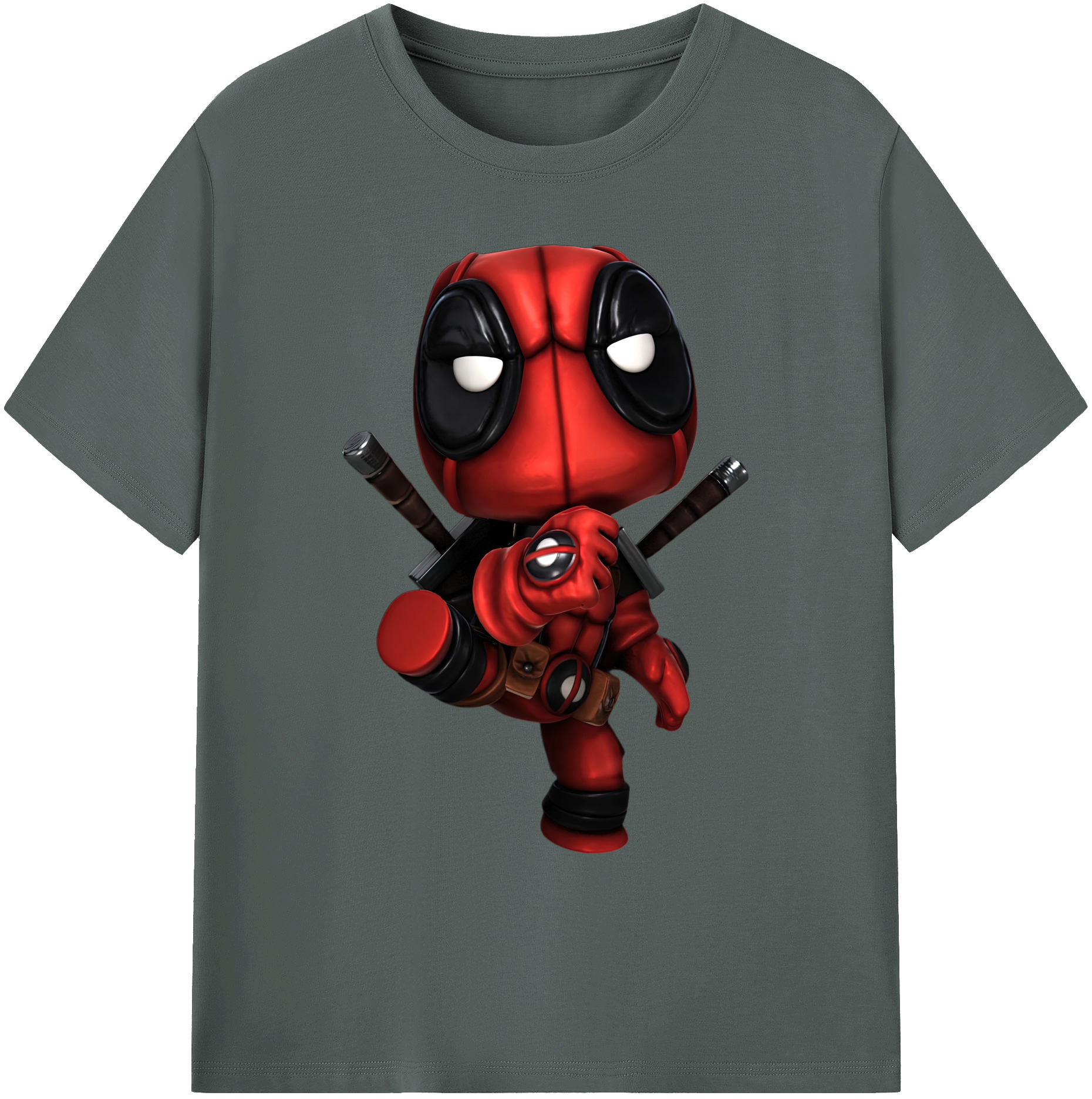 （画像用） Deadpool デッドプール 綿100％ メンズ半袖Tシャツ｜肌触りやわらか＆通気性